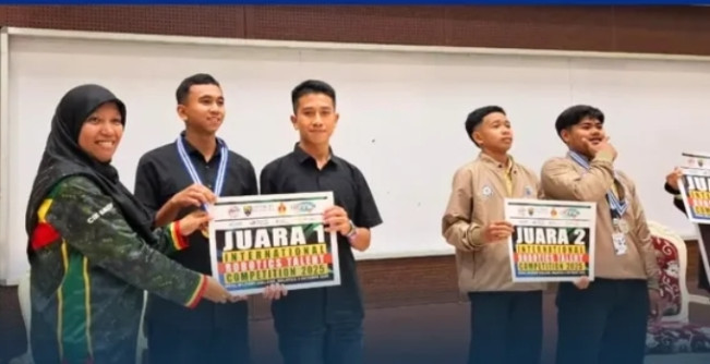 Siswa MAN 1 Madina raih tiga kategori juara di ajang International Robotics Talent Competition 2025, Malaysia. [Instagram]